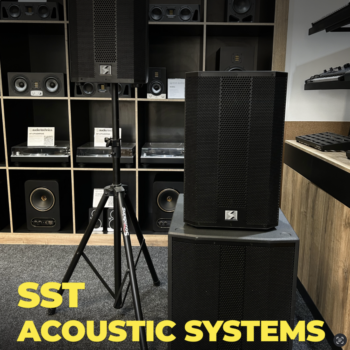 Новинка! Активные акустические системы SST112P, SST115P и сабвуфер SST118SP от "Самат шоу техник" 