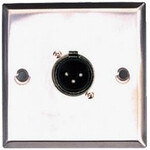 SOUNDKING AJ151 Инсталляционная панель с  разъёмом XLR  3-х контактный "Папа"