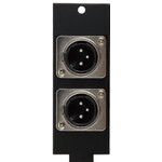 SOUNDKING CFBM02 - Панель с разъемами 2хXLR Male для установки в модульный сценический люк