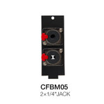 Soundking CFBM05 Панель с разъемами 2х1/4 Jack для установки в модульный сценический лючок