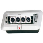 SOUNDKING AJ310 Люк с инсталляционными 3-х контактными  разъёмами XLR 4 шт "Папа"