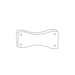 Пара раздвижных кронштейнов Тип 2 (Белый) Biamp Community IV6-S2W White