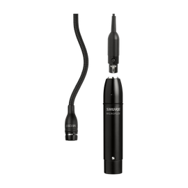 SHURE MX202B/C миниатюрный театрально-хоровой кардиоидный микрофон на гибком креплении (10см) c шнур