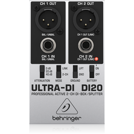 Behringer DI20. Активный двухканальный директ-бокс/сплиттер