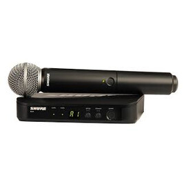 SHURE BLX24E/SM58-K3E Радиосистема BLX с ручным микрофоном SM58. 606-630 MHz