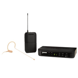 SHURE BLX14E/MX53-H8E Радиосистема BLX с поясным передатчиком и миниатюрной головной гарнитурой