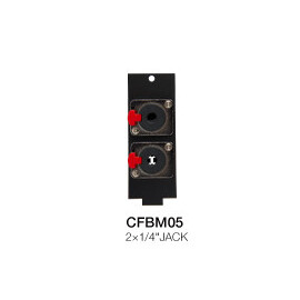 Soundking CFBM05 Панель с разъемами 2х1/4 Jack для установки в модульный сценический лючок