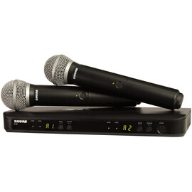 SHURE BLX288E/PG58-Q25 Радиосистема BLX с двумя ручными микрофонами PG58 742-766 MHz