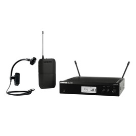 SHURE BLX14RE/P98H-H8E Радиосистема BLX с поясным передатчиком и инструментальной гарнитурой PGA98H
