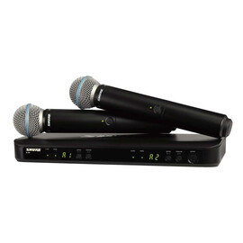 Shure BLX288E/B58 Радиосистема BLX с двумя ручными микрофонами BETA58 (518 - 542 МГц)