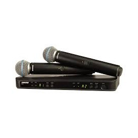 Shure BLX288E/B58 Радиосистема BLX с двумя ручными микрофонами BETA58 (662-686 МГц)