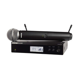 SHURE BLX24RE/SM58-Q25 Радиосистема BLX с ручным микрофоном SM58, кронштейны для крепления в рэк