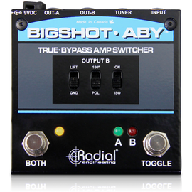 Radial BIGSHOT ABY. Пассивный коммутатор для работы с двумя усилителями