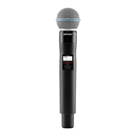 SHURE QLXD2/B58=-K51 Ручной передатчик серии QLXD с капсюлем микрофона BETA58. 606 - 670 MHz