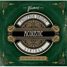 Струны для акустической гитары Warwick Framus Phosphor Bronze Medium 012 - 053