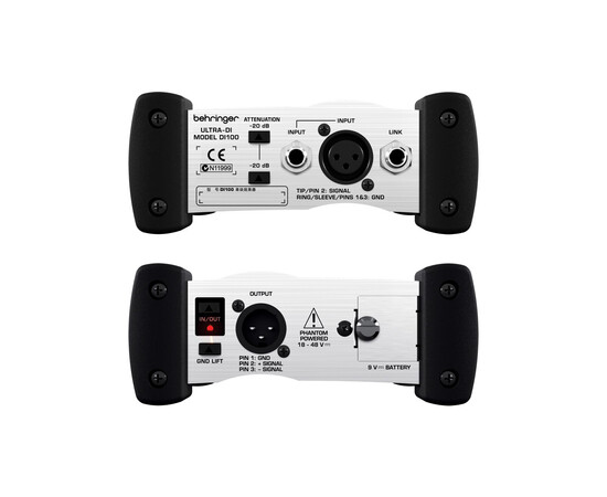 BEHRINGER DI100 ULTRA-DI Активный DI-бокс, изображение 2
