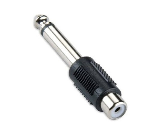 PROEL AT190 Переходник с гнездом RCA (female) на штекер моно Jack 6,3 мм (male)