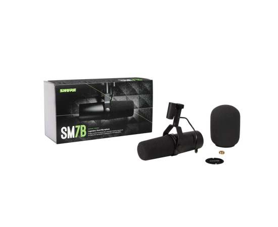 SHURE SM7B Динамический студийный микрофон для телевидения и радиовещания, изображение 7