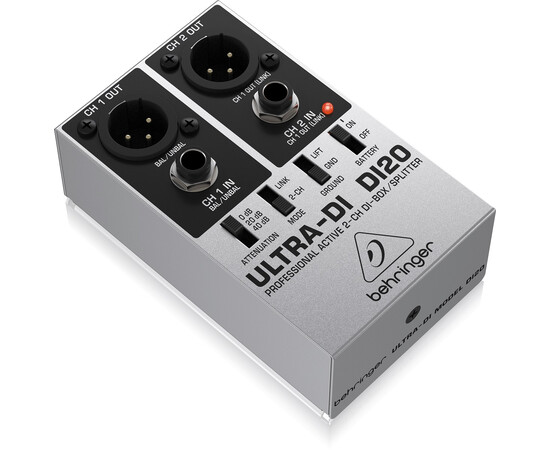 Behringer DI20. Активный двухканальный директ-бокс/сплиттер, изображение 2