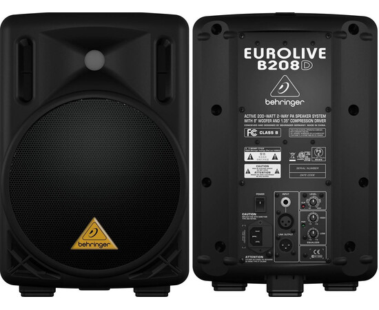 BEHRINGER B208D Активная акустическая система, изображение 4