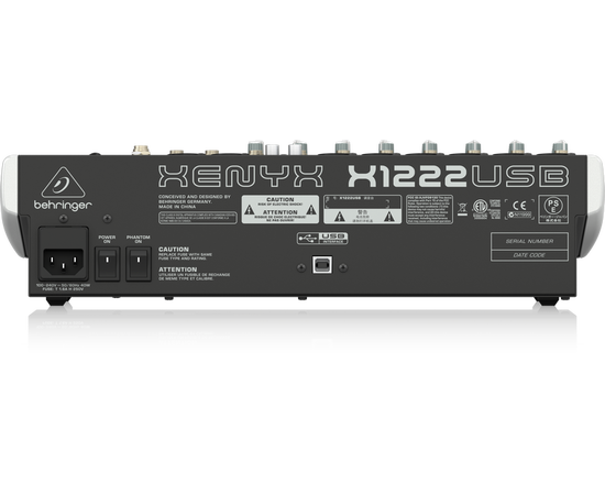 BEHRINGER X1222USB. Аналоговый микшерный пульт, изображение 3