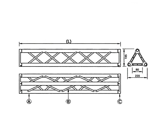 Ферма 3-х пунктовая SOUNDKING DKB2203-200, изображение 2