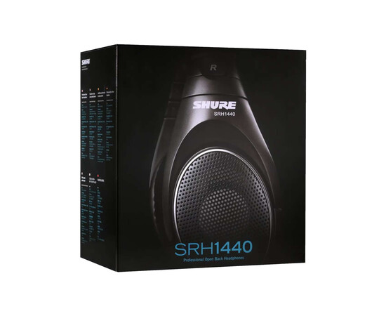 SHURE SRH1440 BK-EFS Профессиональные студийные наушники открытого типа, изображение 6