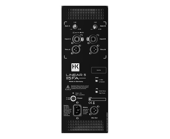 HK AUDIO LINEAR 5 115 FA - Активная акустическая система, изображение 3