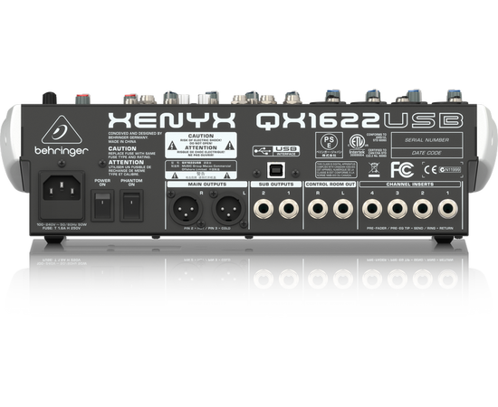 BEHRINGER QX1622USB. Аналоговый микшерный пульт, изображение 3