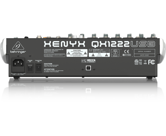 BEHRINGER QX1222USB. Аналоговый микшерный пульт, изображение 3