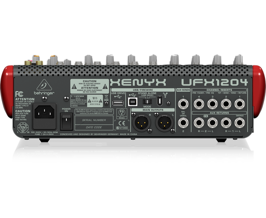 BEHRINGER UFX1204  Аналоговый микшерный пульт, изображение 3