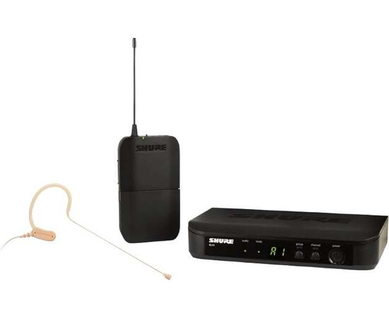 SHURE BLX14E/MX53-M17 Радиосистема BLX с поясным передатчиком и миниатюрной головной гарнитурой