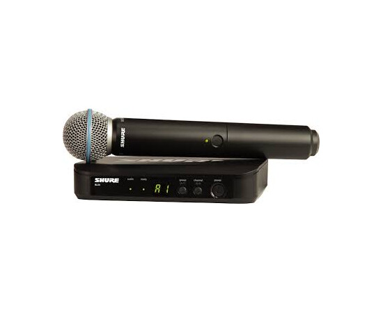 SHURE BLX24E/B58-K3E Радиосистема BLX с ручным микрофоном BETA58 606-630 MHz
