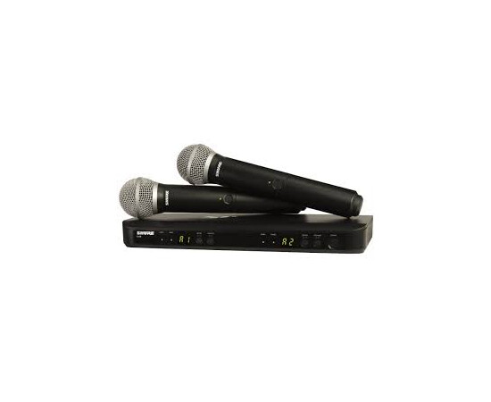 SHURE BLX288E/PG58-K3E Радиосистема BLX с двумя ручными микрофонами PG58 606-630 MHz