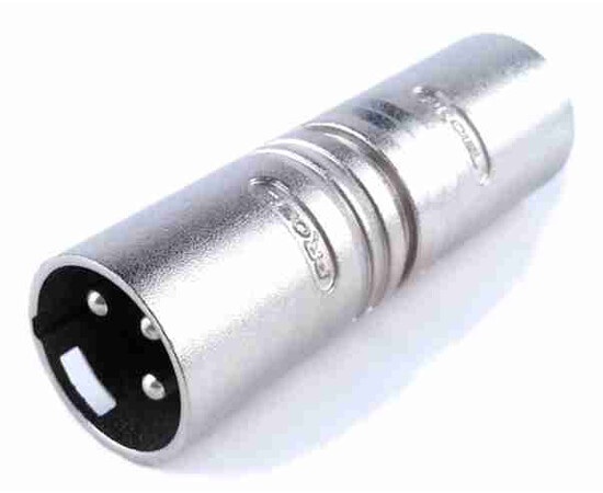 PROEL AT330 Переходник с 3-полюсного XLR (папа) на 3-полюсный XLR (папа)