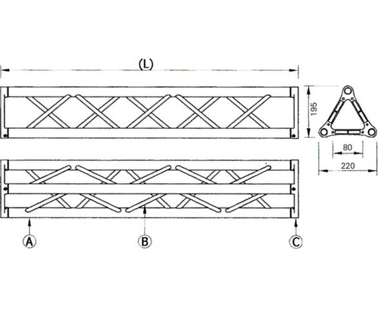 SOUNDKING DKB2203-100 Ферма 3-х пунктовая, изображение 2
