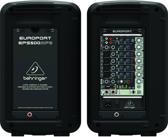 BEHRINGER EPS500MP3. Портативная акустическая система (Комплект), изображение 4