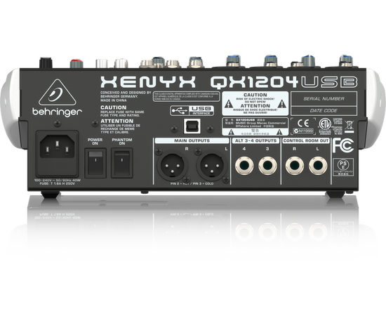BEHRINGER QX1204USB. Аналоговый микшерный пульт, изображение 3