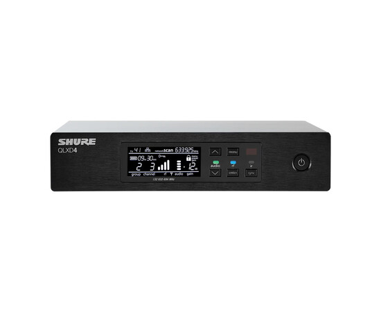 SHURE QLXD4E=-G51 Цифровой приемник беспроводной системы серии QLXD. Частоты 470 - 534 МГц¶
