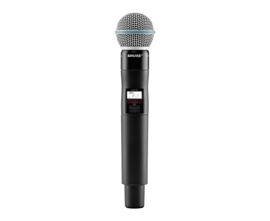Shure QLXD2/B58 Pучной передатчик серии QLXD с капсюлем микрофона BETA58 (470 - 534 MHz)