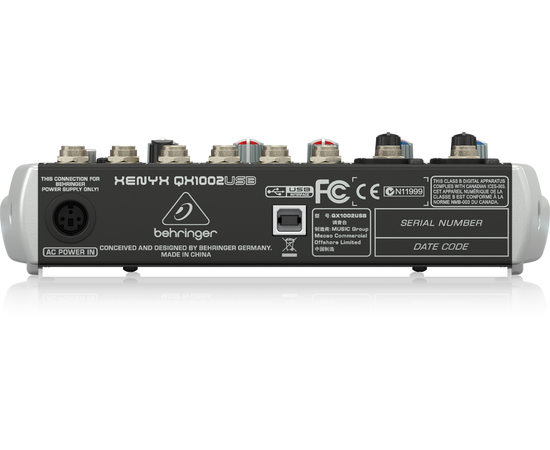 BEHRINGER QX1002USB. Аналоговый микшерный пульт, изображение 3