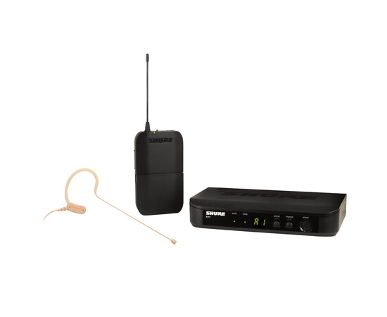 SHURE BLX14E/MX53-K3E Радиосистема BLX с поясным передатчиком и миниатюрной головной гарнитурой