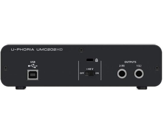 BEHRINGER UMC202HD. Аудиоинтерфейс, изображение 3