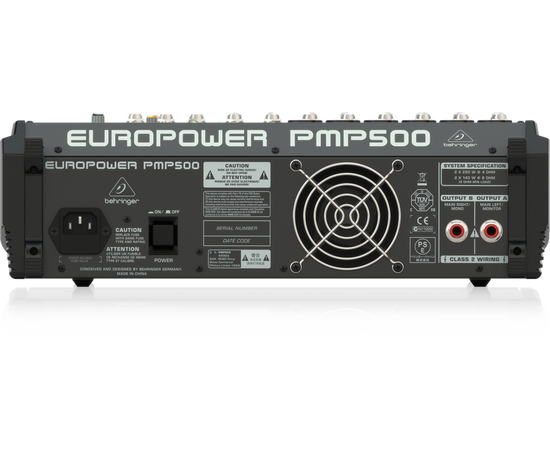 BEHRINGER  PMP500 Активный микшерный пульт, изображение 3