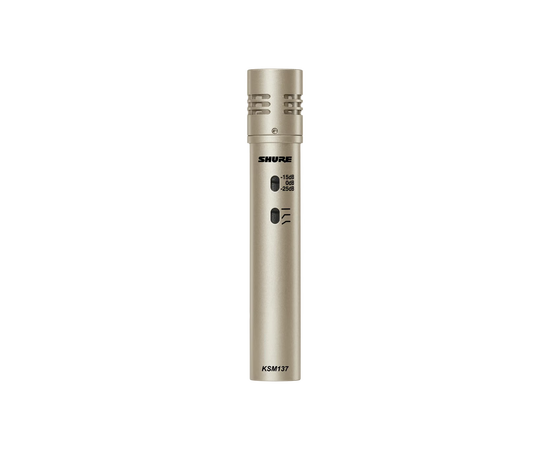 SHURE KSM137/SL Студийный конденсаторный инструментальный микрофон, изображение 2