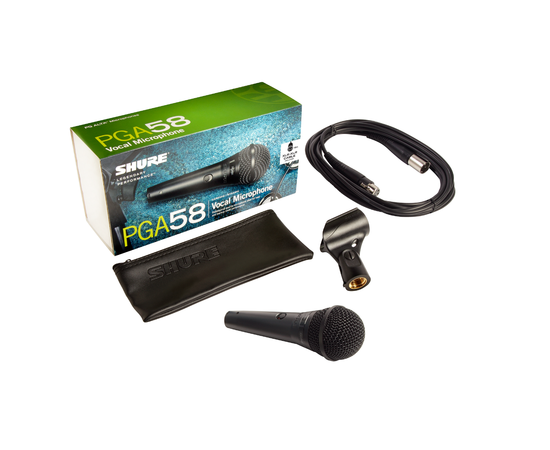 SHURE PGA58-XLR-E Кардиоидный вокальный динамический микрофон, изображение 2