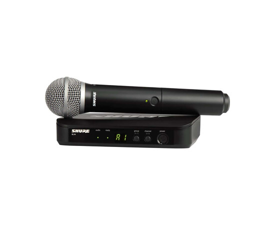 SHURE BLX24E/PG58-M17 Радиосистема BLX с ручным микрофоном PG58 662-686 MHz, изображение 4
