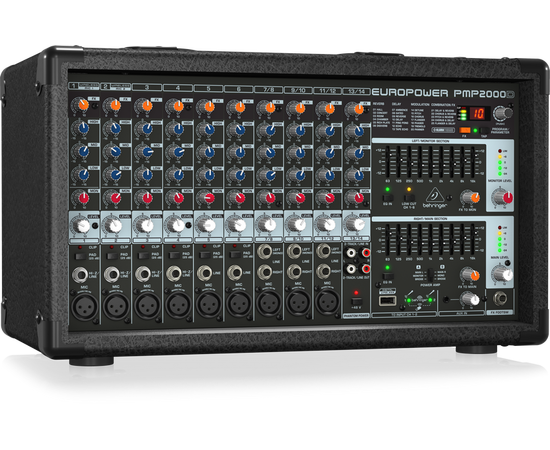 Активный микшерный пульт BEHRINGER PMP2000D, изображение 2