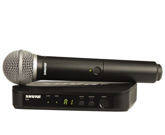SHURE BLX24E/PG58-H8E Радиосистема BLX с ручным микрофоном PG58 518 - 542 MHz¶