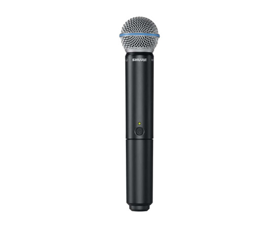 SHURE BLX2/B58=-H8E Ручной передатчик для радиосистем BLX с капсюлем динамического микрофона Beta58